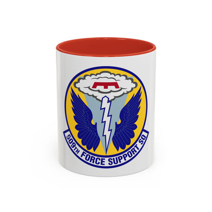 509th Force Support Squadron (U.S. Air Force) Accent Coffee Mug