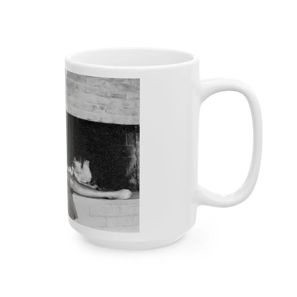 Dawn Richard #18 - See through top (Vintage Female Icon) White Coffee Mug-Go Mug Yourself