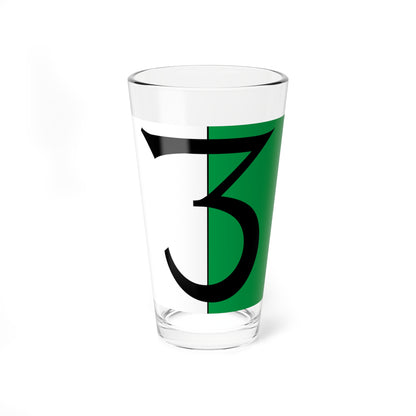 CHE Bezirk Zurzach Flag (Switzerland) Pint Glass 16oz