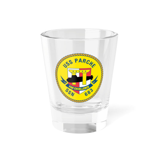 USS PArche SSN 683 (U.S. Navy) Shot Glass 1.5oz