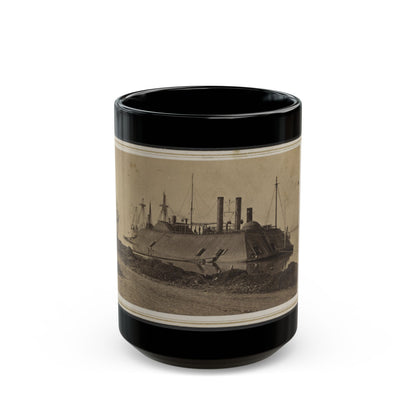 Ironclad Uss Essex At Baton Rouge, Louisiana (U.S. Civil War) Black Coffee Mug