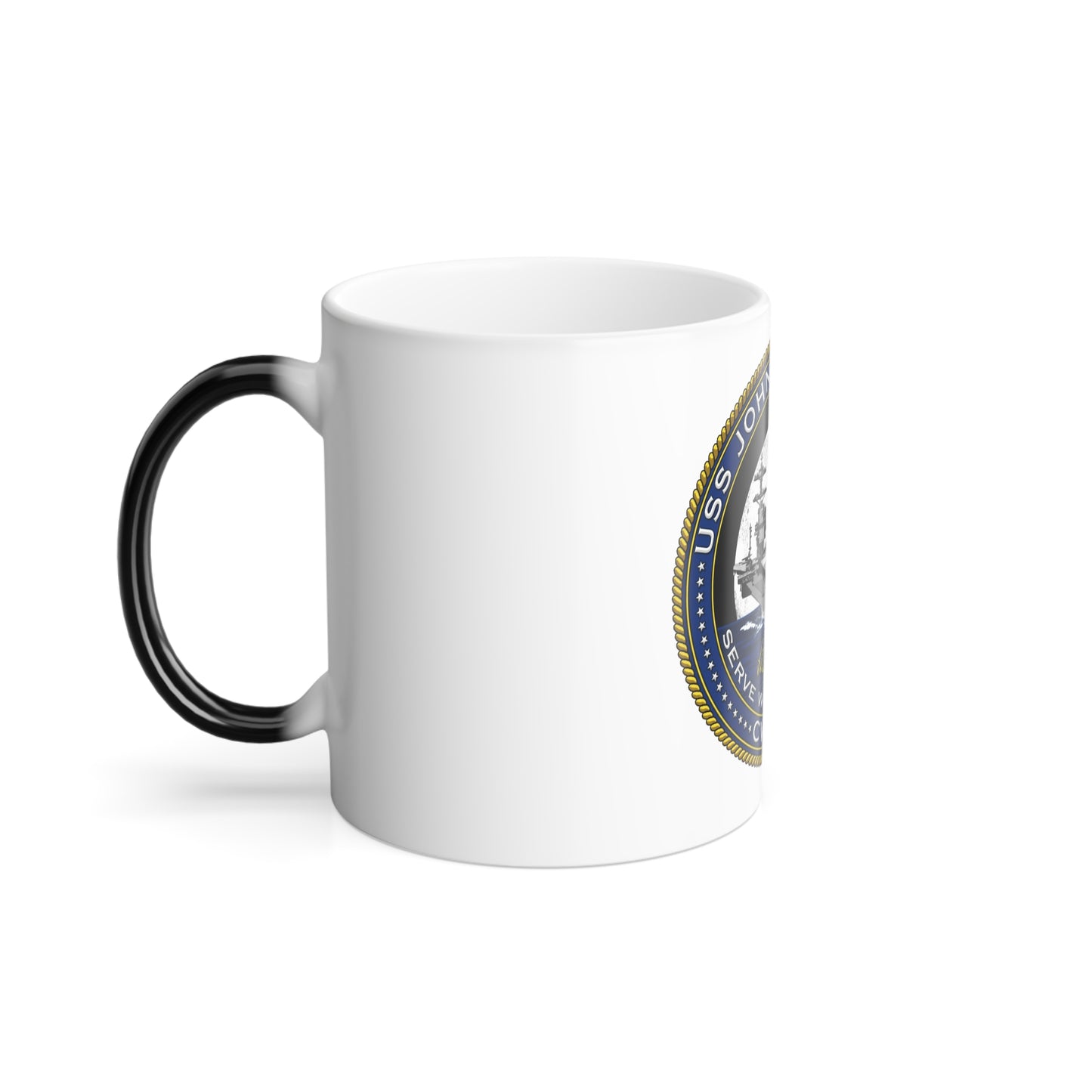 CVN 79 USS John F Kennedy (U.S. Navy) Color Changing Mug 11oz