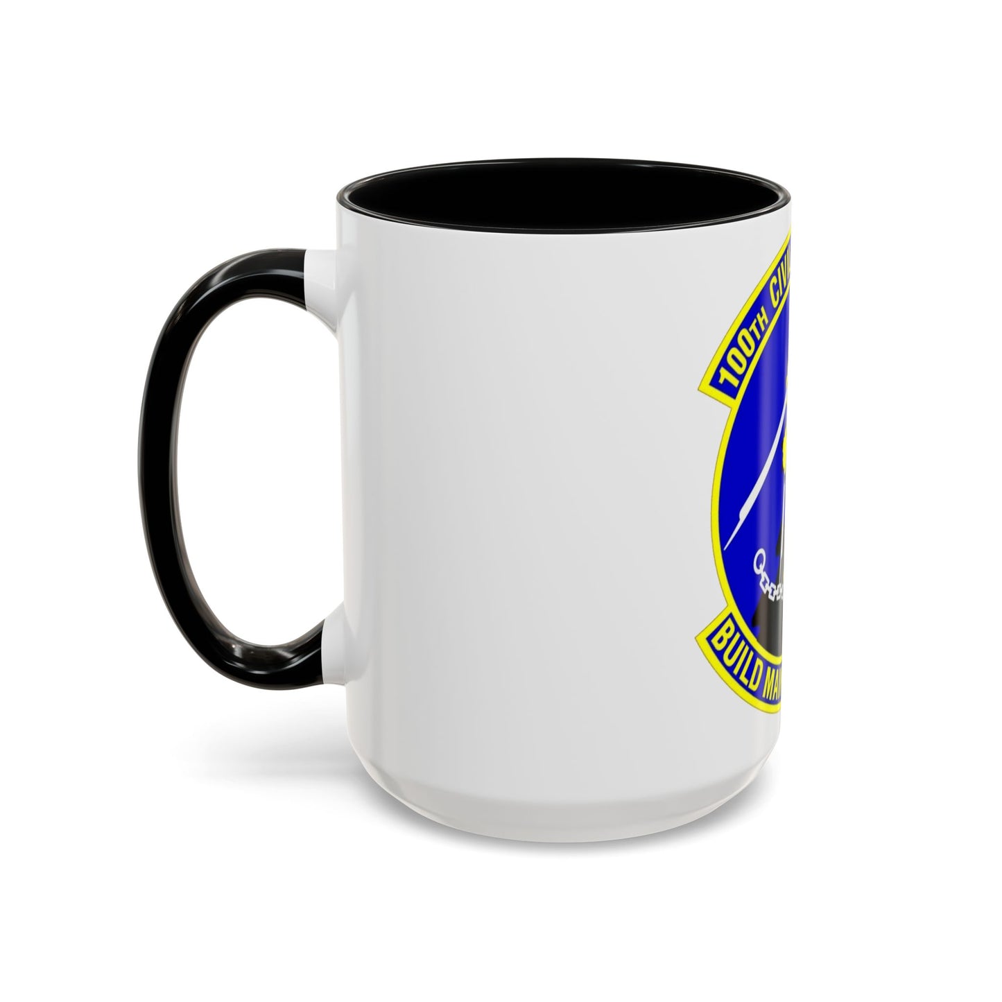 100 Civil Engineer Squadron USAFE (U.S. Air Force) Accent Coffee Mug