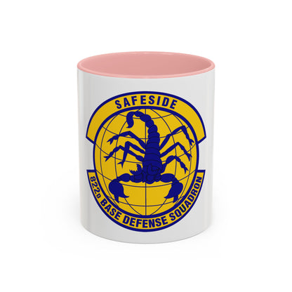 822 Base Defense Squadron ACC (U.S. Air Force) Accent Coffee Mug
