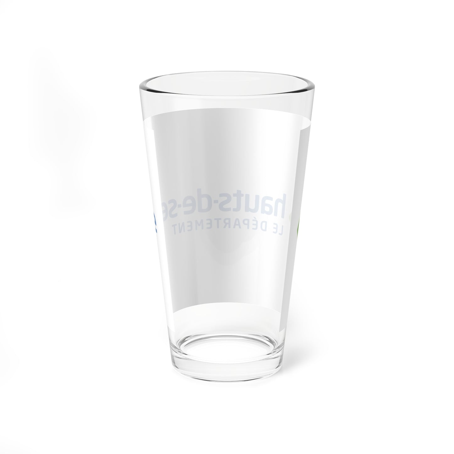 Flag of the Department of Hauts-de-Seine (France) Pint Glass 16oz