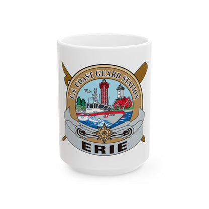 USCG Station Erie (U.S. Coast Guard) White Coffee Mug