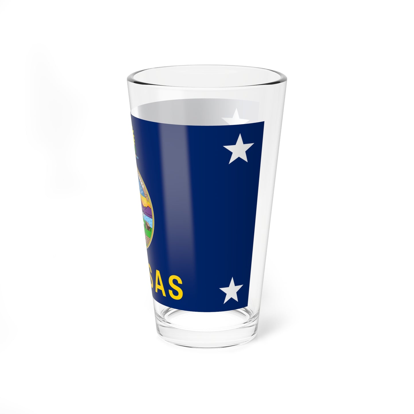 Flag of the Governor of Kansas (United States) Pint Glass 16oz