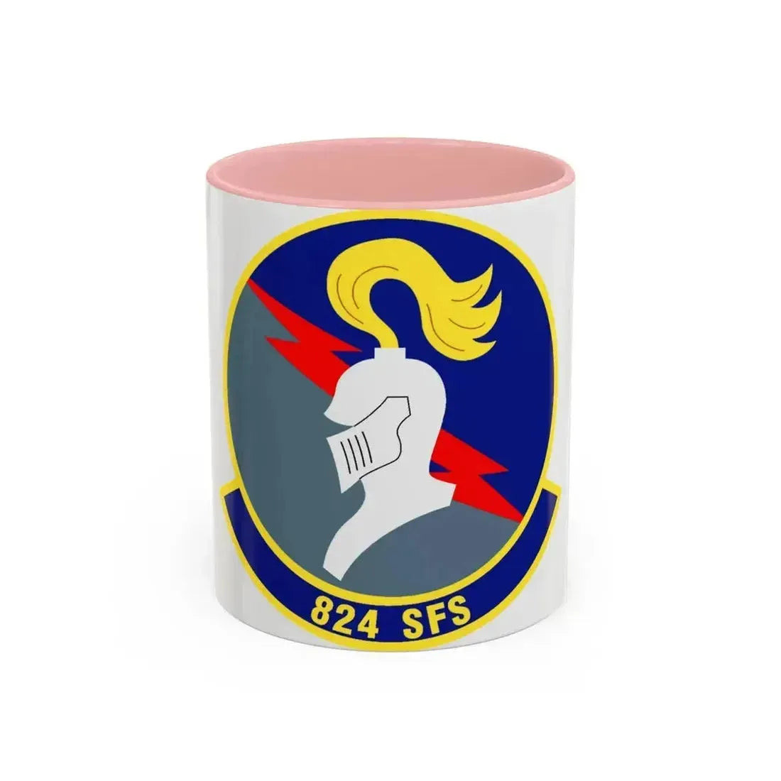 824th Security Forces Squadron (U.S. Air Force) Accent Coffee Mug 11oz Pink - Go Mug Yourself