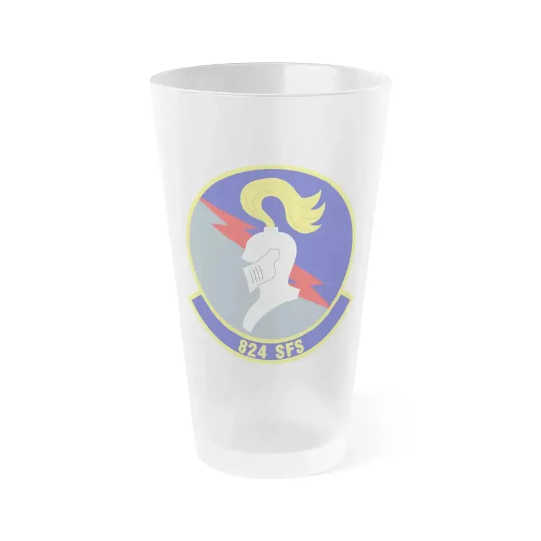 824th Security Forces Squadron (U.S. Air Force) Frosted Pint Glass 16oz 16oz Frosted - Go Mug Yourself