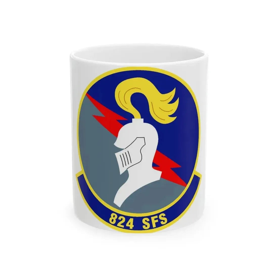 824th Security Forces Squadron (U.S. Air Force) White Coffee Mug 11oz - Go Mug Yourself