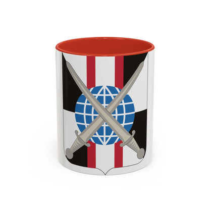527 Military Intelligence Battalion 2 (U.S. Army) Accent Coffee Mug