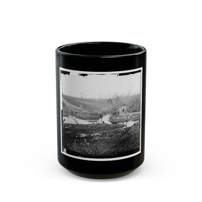 Cub Run, Va.  View With Destroyed Bridge (U.S. Civil War) Black Coffee Mug