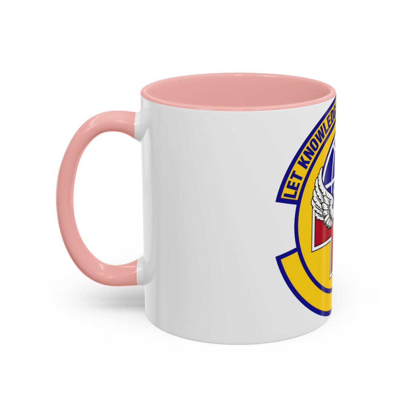 87 Healthcare Operations Squadron AMC (U.S. Air Force) Accent Coffee Mug