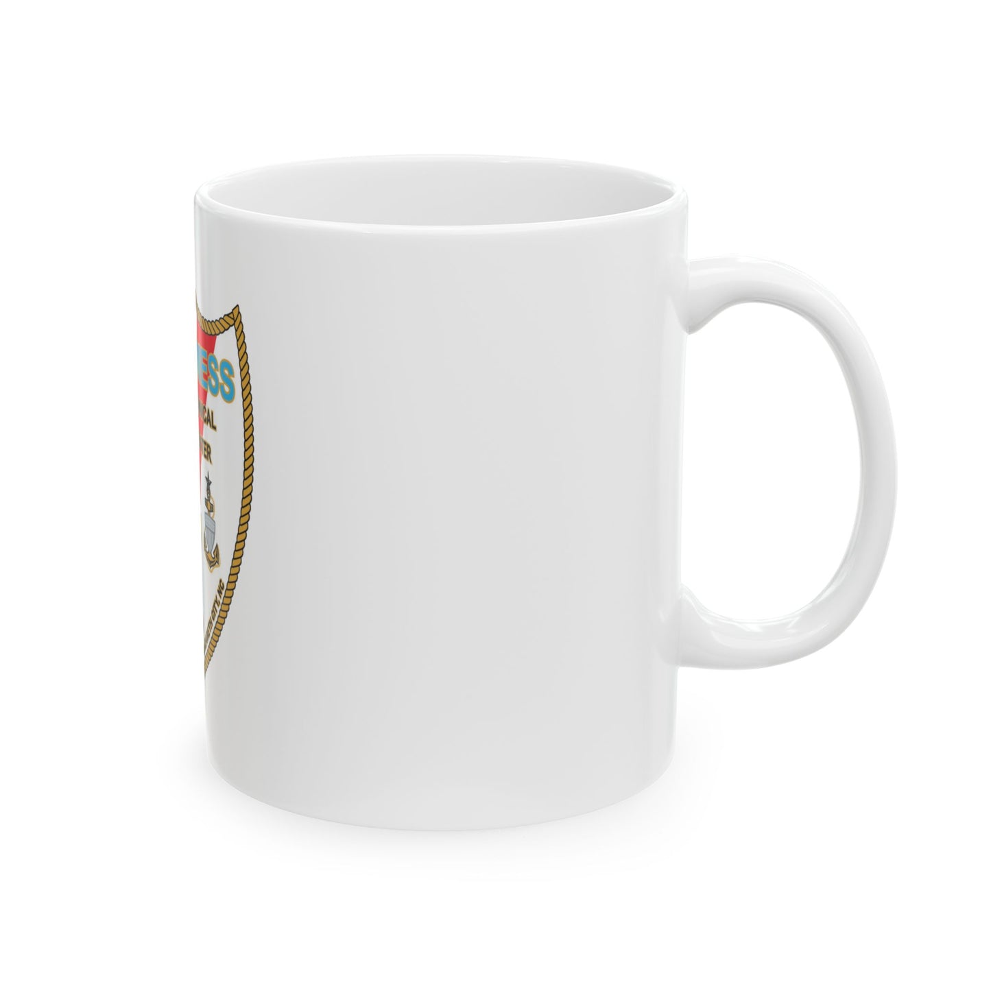 Chiefs Mess ATTC USCGC Elizabeth City NC (U.S. Coast Guard) White Coffee Mug