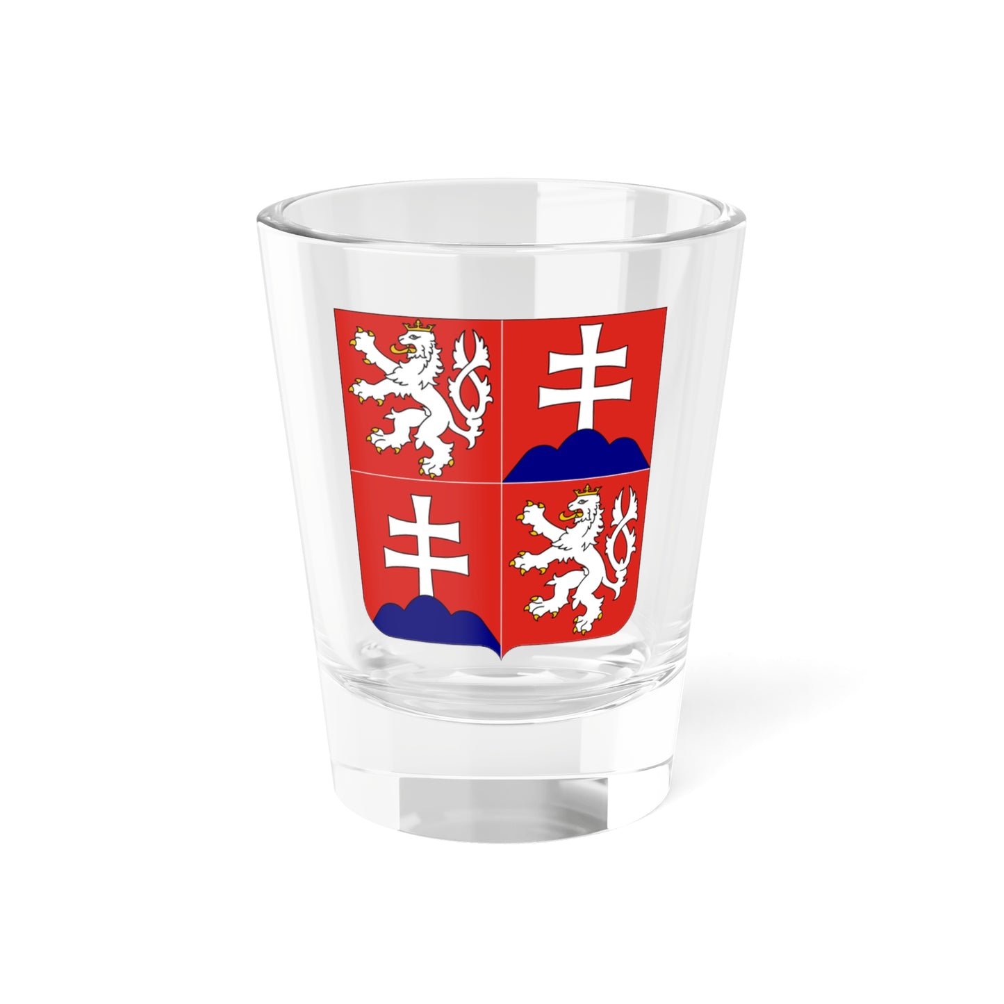 Herb Czechosłowacji 1990-1992 (Slovakia) (Coat of Arms) Shot Glass 1.5oz