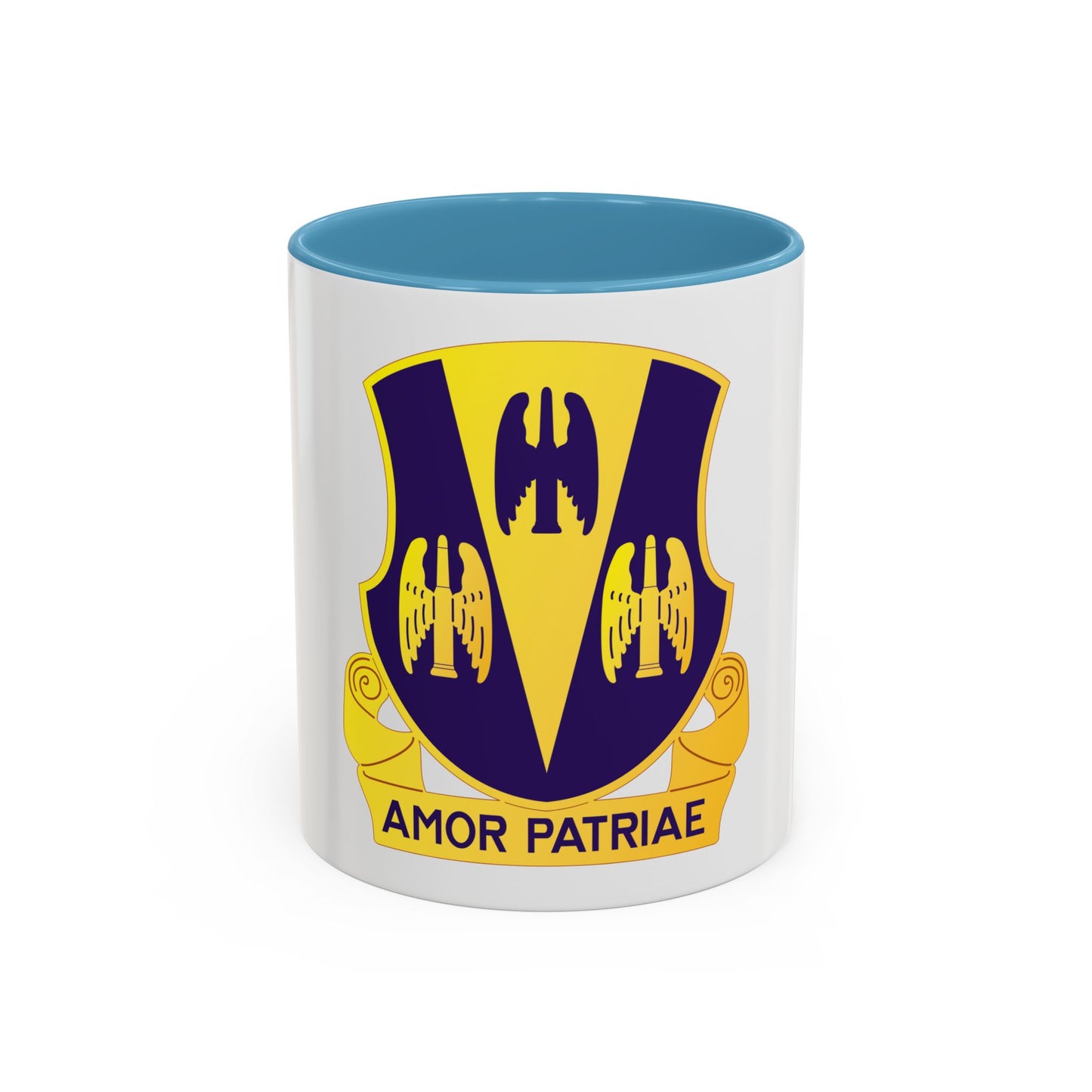 63 Antiaircraft Artillery Battalion (U.S. Army) Accent Coffee Mug