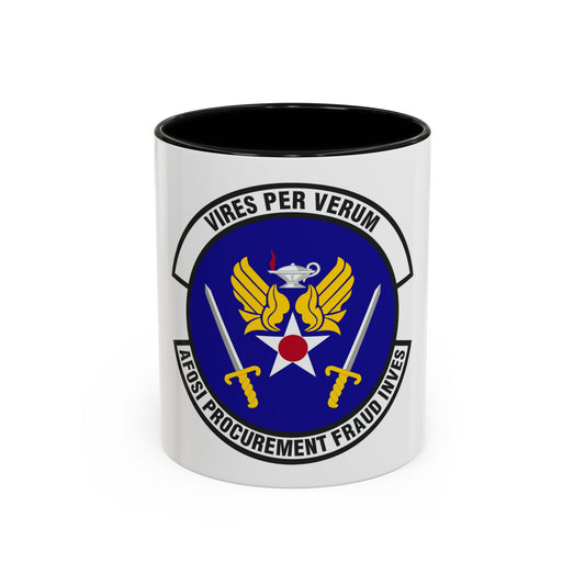 AFOSI Office of Procurement Fraud Investigations (U.S. Air Force) Accent Coffee Mug