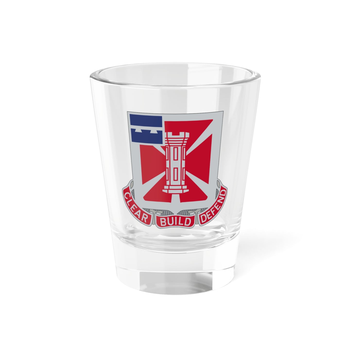 363 Engineer Battalion (U.S. Army) Shot Glass 1.5oz