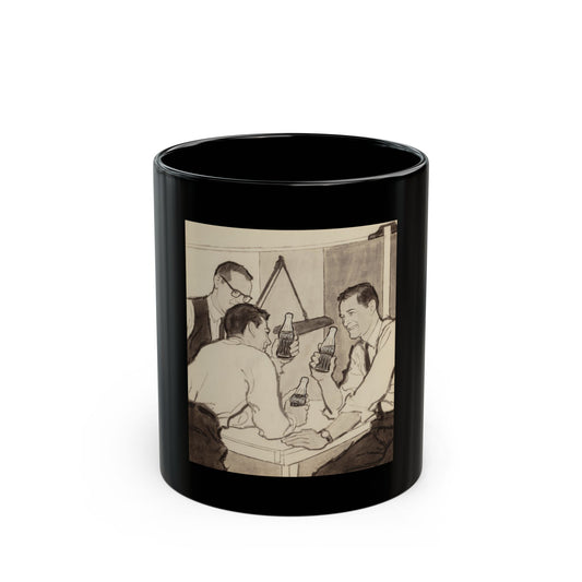 Group of Four Coca-Cola advertisements, 1960 (4) - Black Coffee Mug