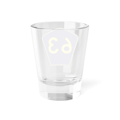 PR secondary 63 (Puerto Rico) (Road Sign) Shot Glass 1.5oz