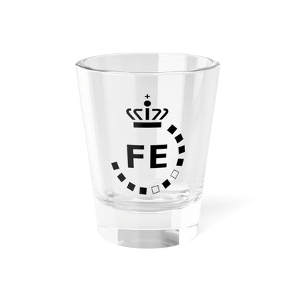 Logo of Danish Defence Intelligence Service (Denmark) (Coat of Arms) Shot Glass 1.5oz