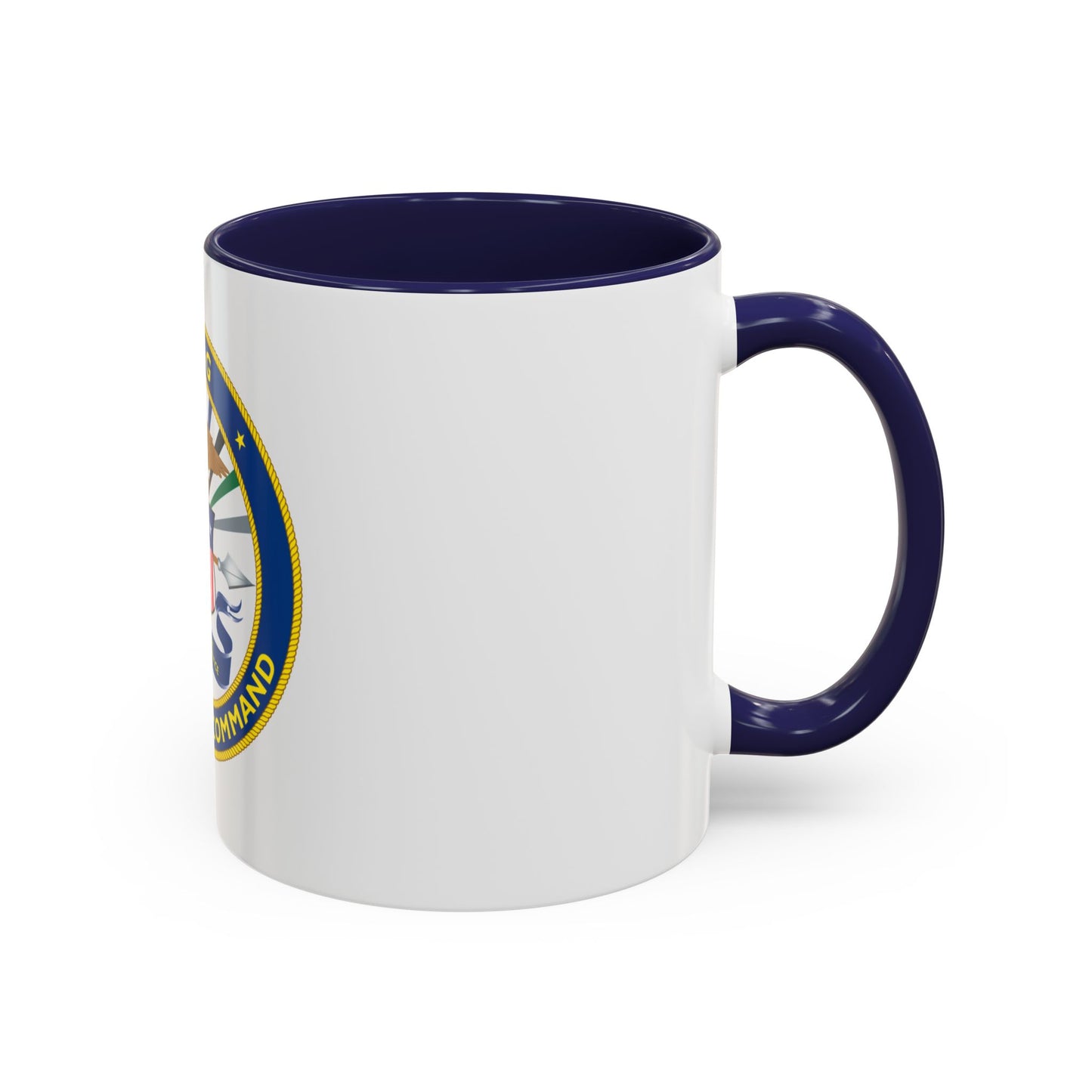 USCG Personnel Command (U.S. Coast Guard) Accent Coffee Mug