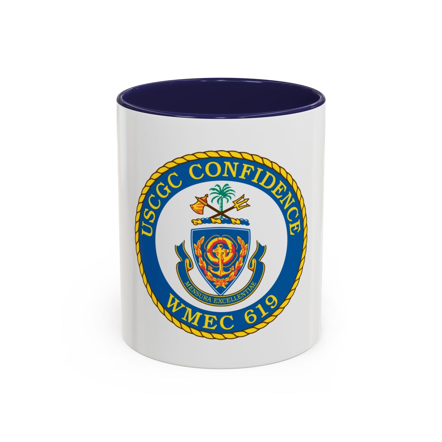 USCGC Confidence WMEC 619 (U.S. Coast Guard) Accent Coffee Mug