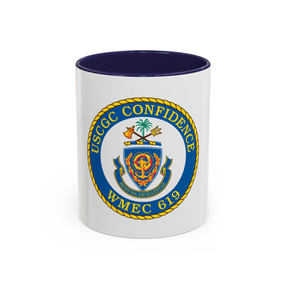 USCGC Confidence WMEC 619 (U.S. Coast Guard) Accent Coffee Mug
