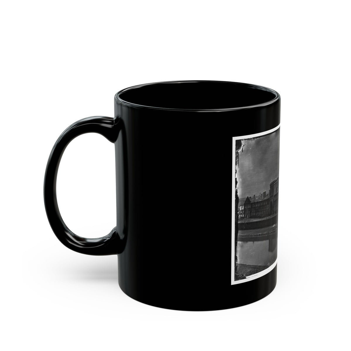 Richmond, Va. Ruins Of State Arsenal From The Canal (U.S. Civil War) Black Coffee Mug