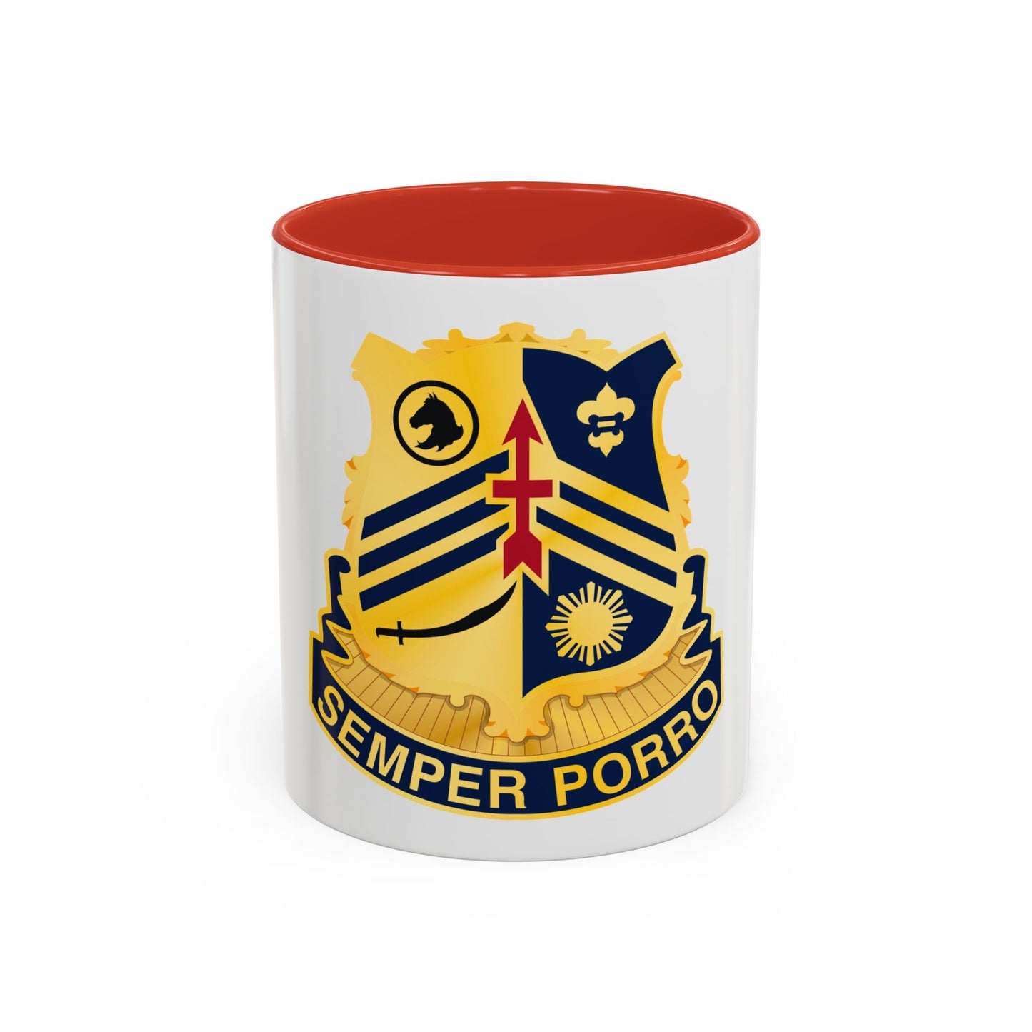 105 Cavalry Regiment (U.S. Army) Accent Coffee Mug