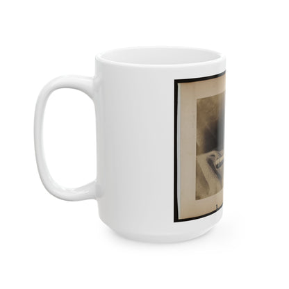 Expedients For Crossing Streams, Pocket Auger Used To Construct The Frames Of The Blanket Boats (U.S. Civil War) White Coffee Mug
