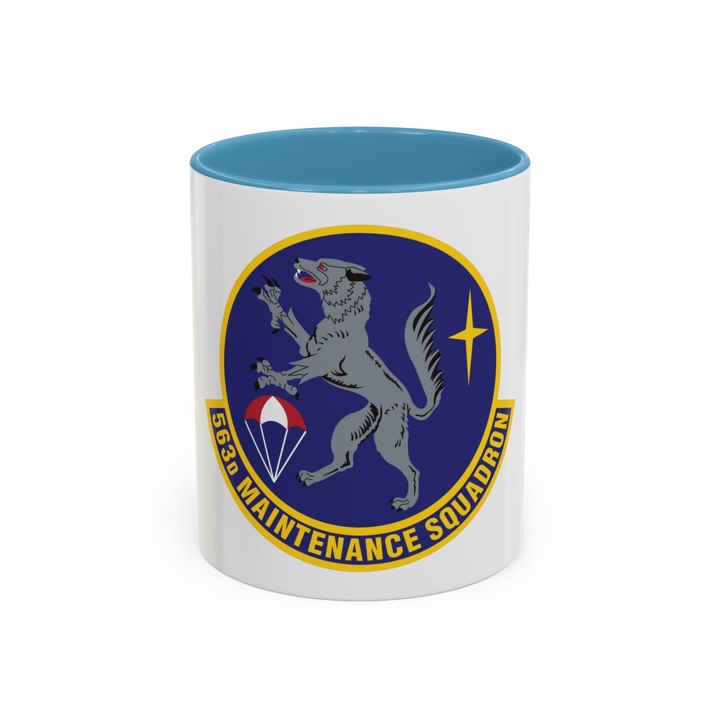 563d Maintenance Squadron (U.S. Air Force) Accent Coffee Mug