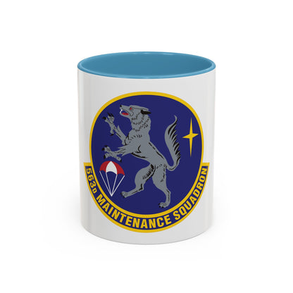563d Maintenance Squadron (U.S. Air Force) Accent Coffee Mug