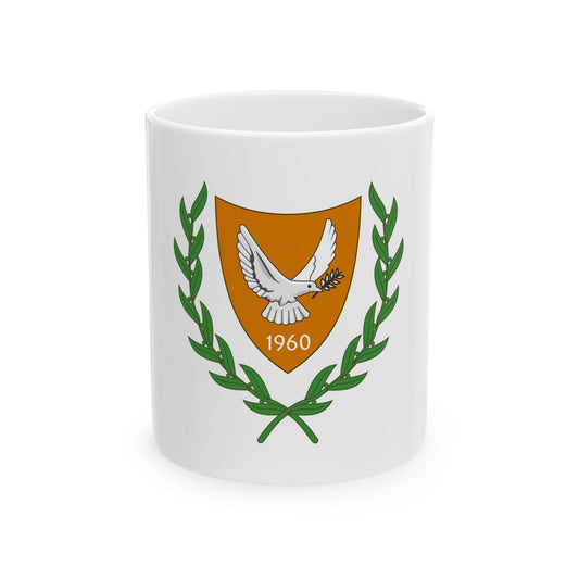 Coat of arms of Cyprus (2006) - White Coffee Mug