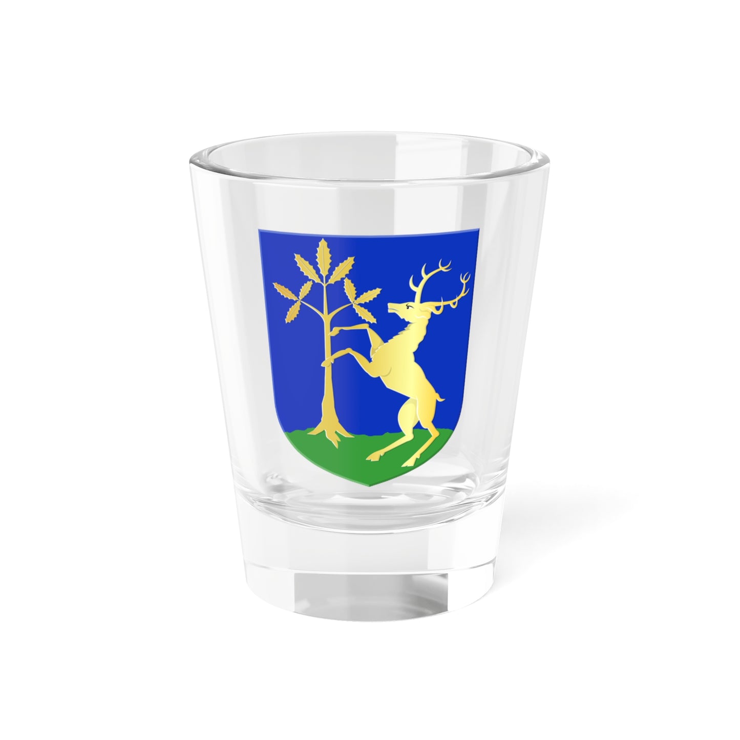 Hellendoorn wapen 1898 (Netherlands) (Coat of Arms) Shot Glass 1.5oz