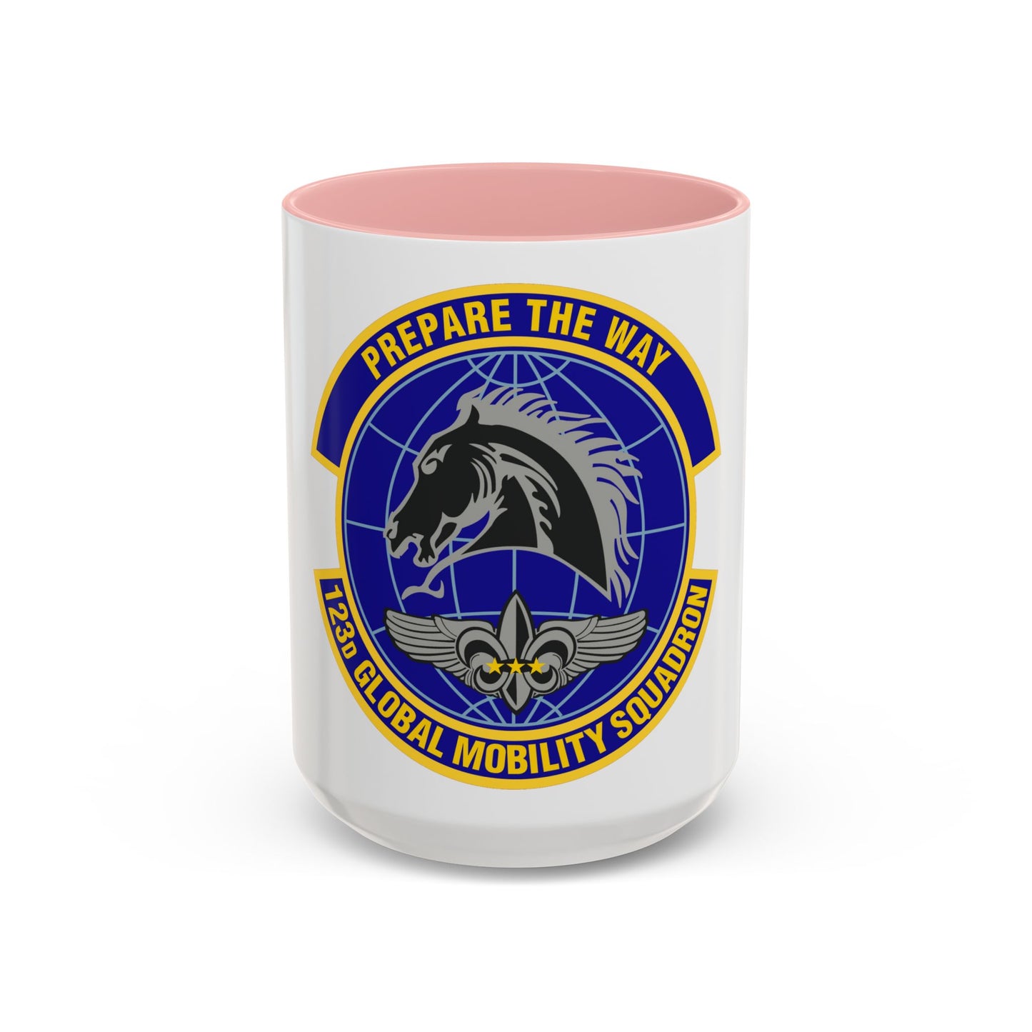 123d Global Mobility Squadron (U.S. Air Force) Accent Coffee Mug