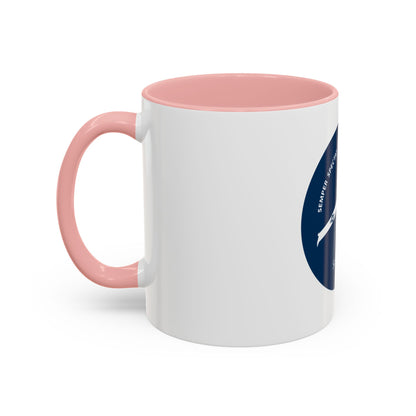 USCG Scan Eagle (U.S. Coast Guard) Accent Coffee Mug
