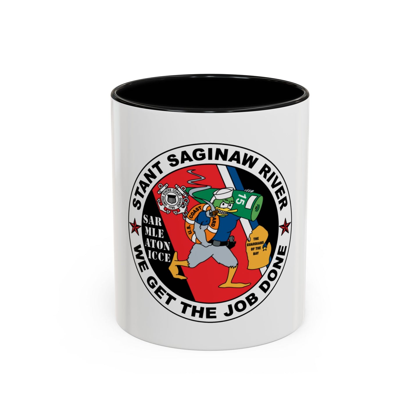 USCG STANT Saginaw River NEW 09 (U.S. Coast Guard) Accent Coffee Mug