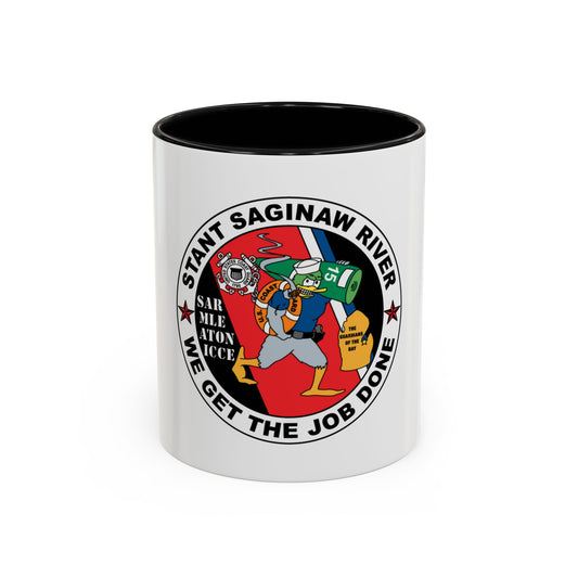 USCG STANT Saginaw River NEW 09 (U.S. Coast Guard) Accent Coffee Mug