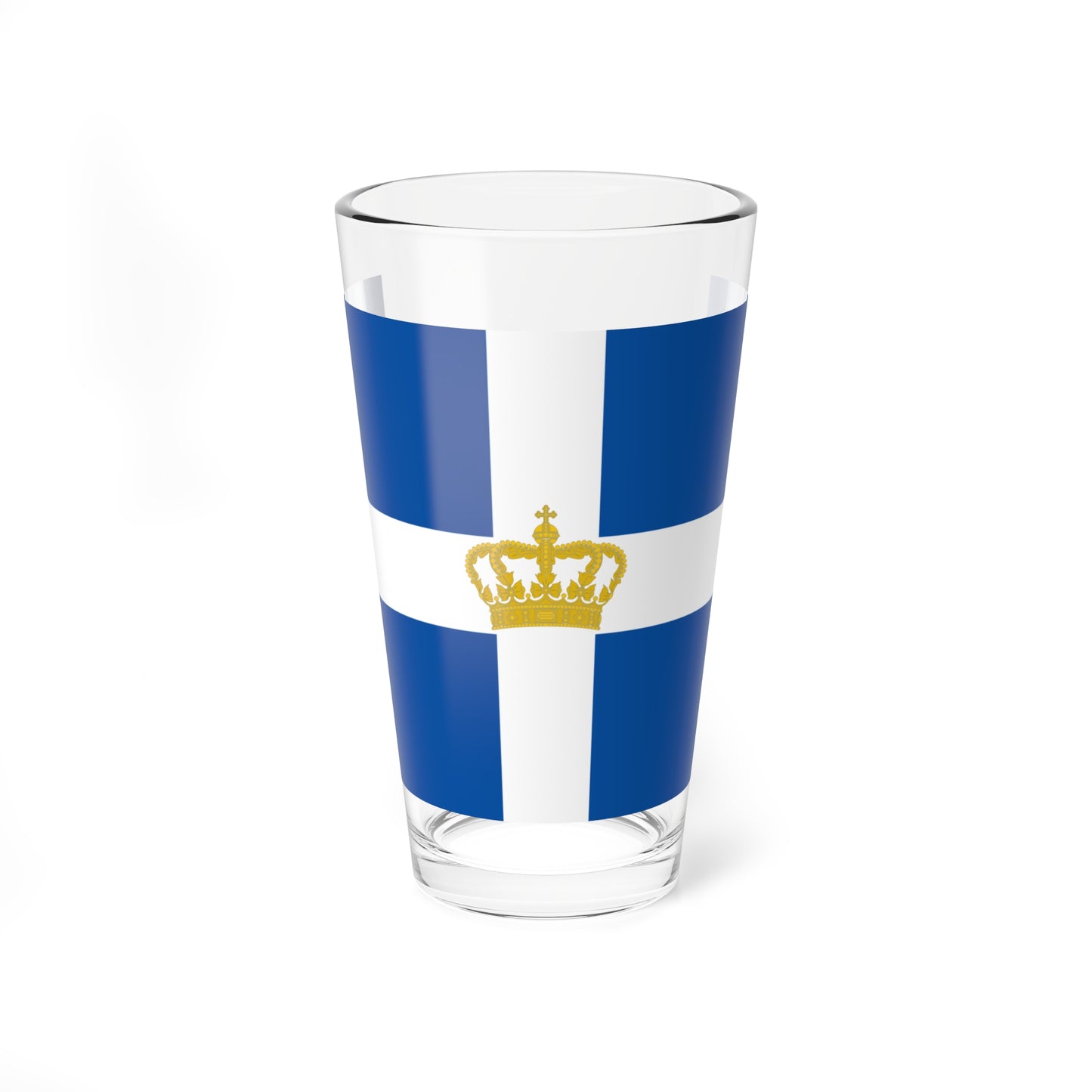 Hellenic Kingdom Flag 1935 (Greece) Pint Glass 16oz