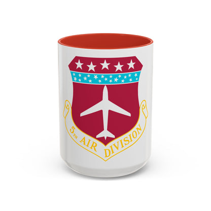 5th Air Division (U.S. Air Force) Accent Coffee Mug
