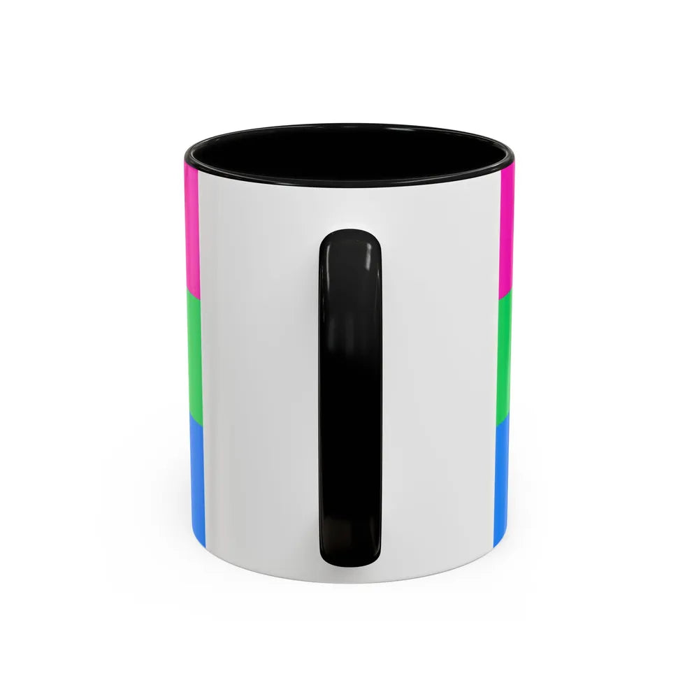 Polysexuality Pride Flag - Accent Coffee Mug-Go Mug Yourself