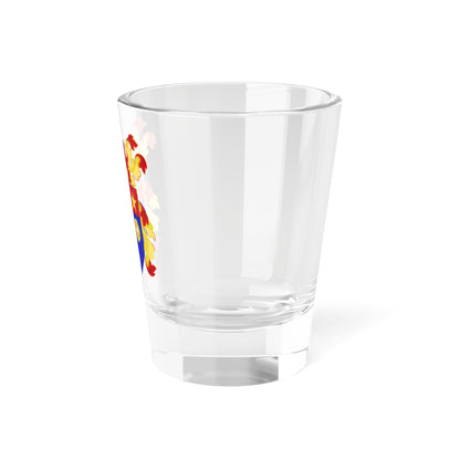 Coat of Arms of Jean-Baptiste Le Moyne de Bienville (United States) (Coat of Arms) Shot Glass 1.5oz