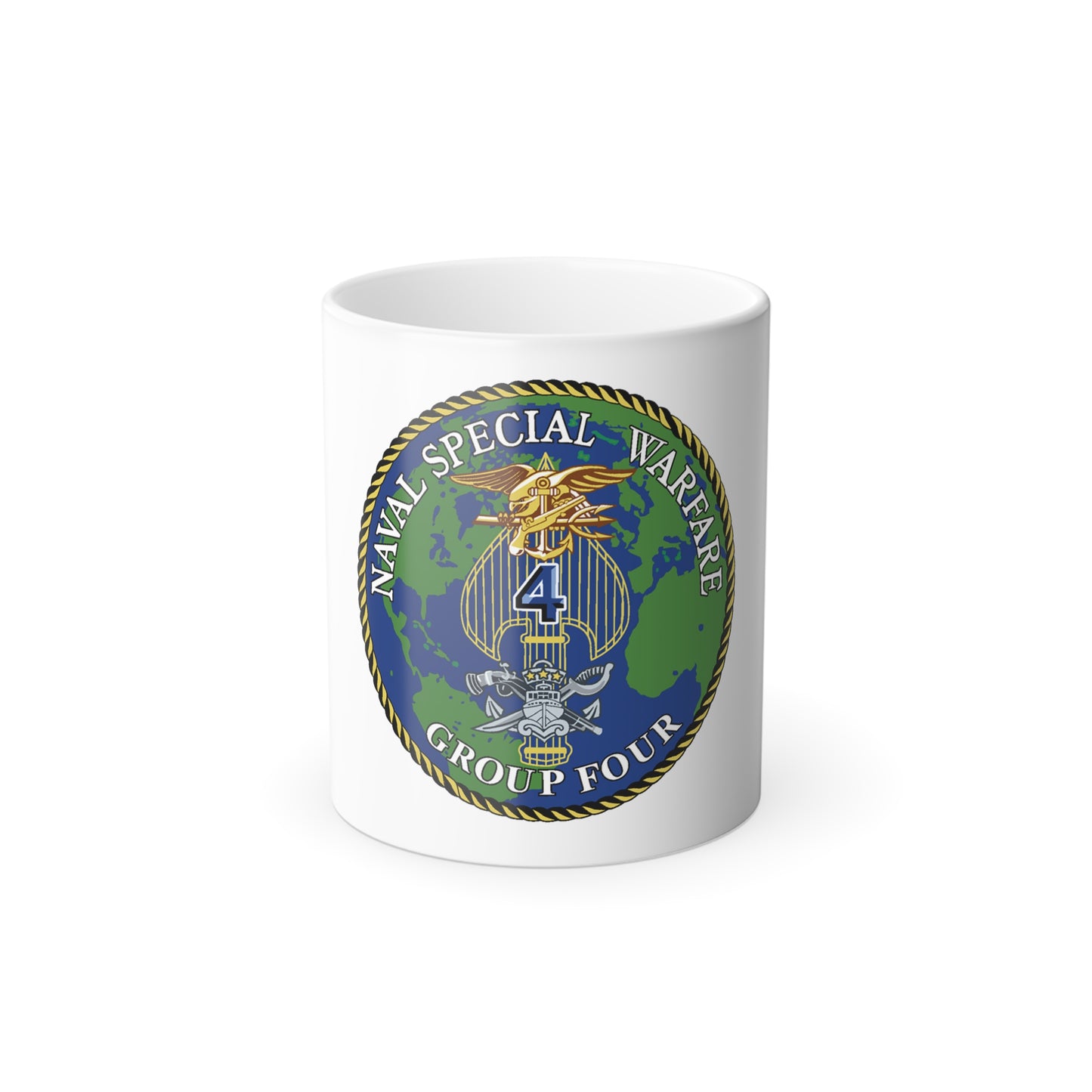 Naval Special Warfare Group 4 (U.S. Navy) Color Changing Mug 11oz