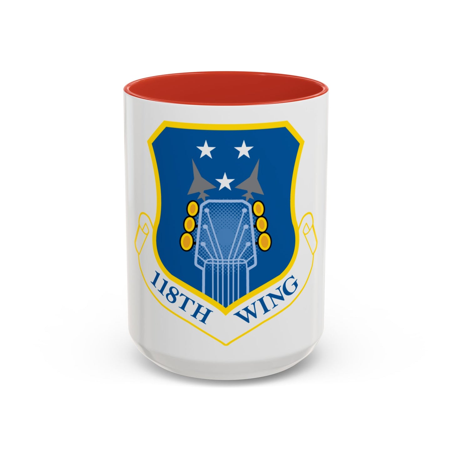 118th Wing ANG (U.S. Air Force) Accent Coffee Mug