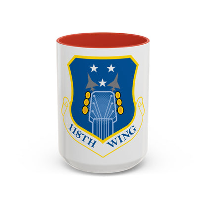 118th Wing ANG (U.S. Air Force) Accent Coffee Mug