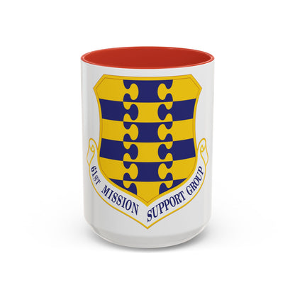 61st Mission Support Group (U.S. Air Force) Accent Coffee Mug