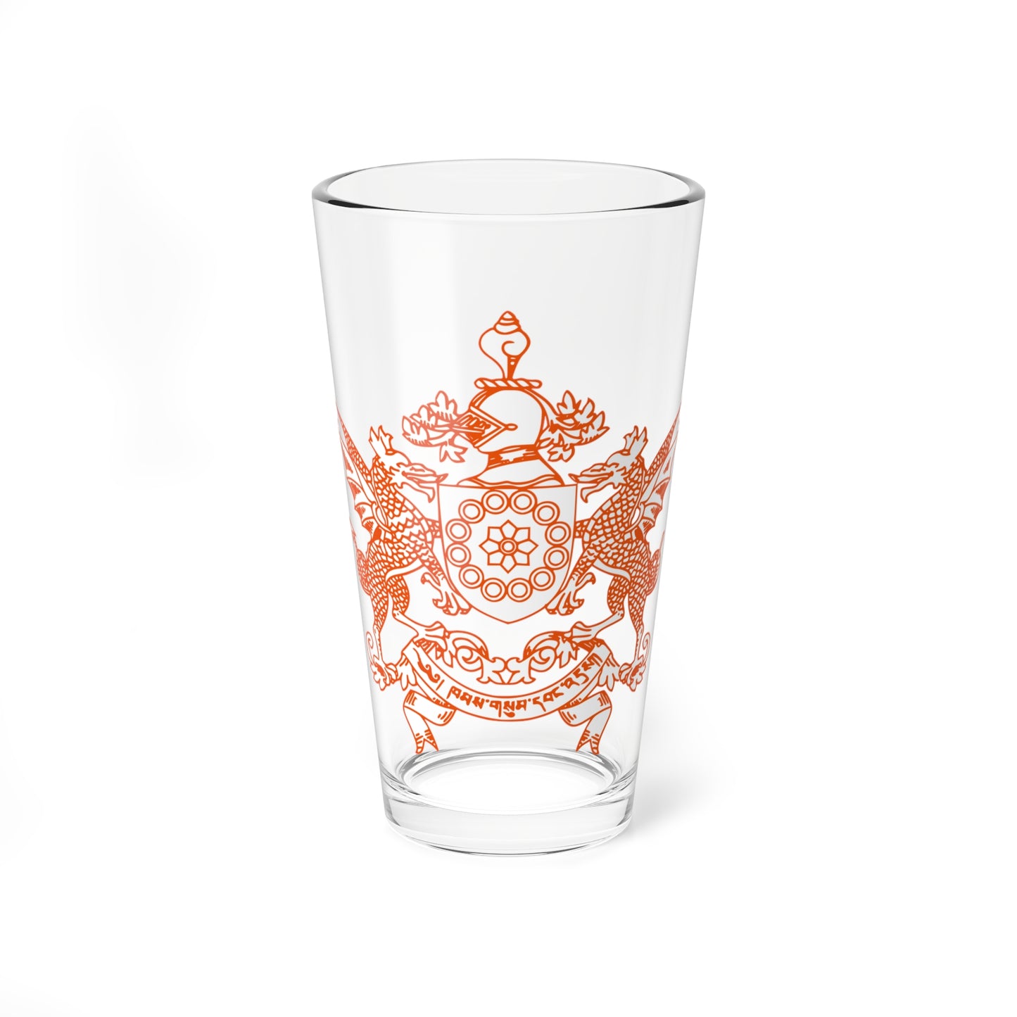Seal of Sikkim (India) (Coat of Arms) Pint Glass 16oz