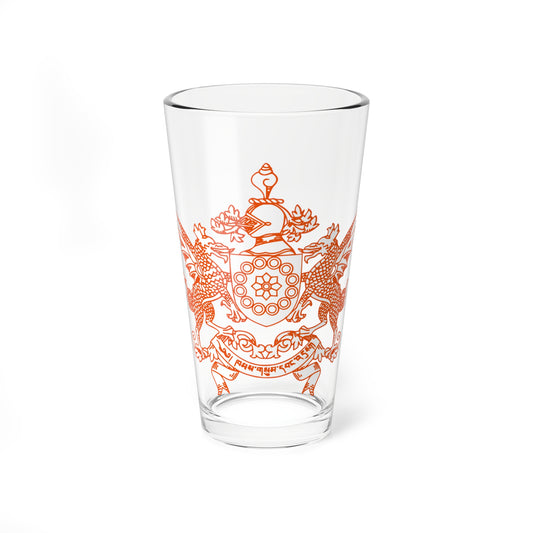 Seal of Sikkim (India) (Coat of Arms) Pint Glass 16oz