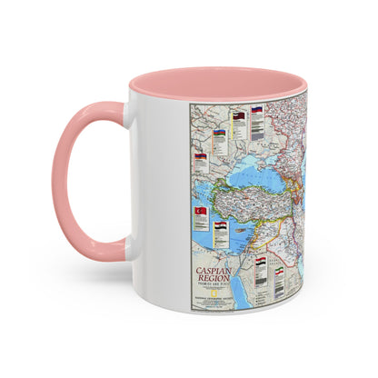 Caspian Region- Promise and Peril (1999) (Map) Accent Coffee Mug